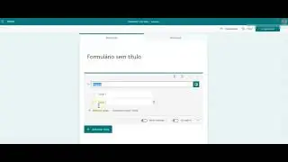 Microsoft Forms   Formulário e Teste