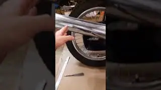 A resonator in a standard pipe! Tuned exhaust on my motorcycle, part 1