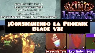 🔥 Consiguiendo la Phoenix Blade v2 en King Legacy (+guia)🔥 | Lerisu
