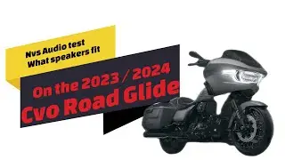NVS Audio test fit different speakers to see what works on the New Harley Davidson 2023 / 2024 CVO.