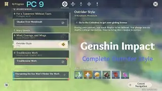 Complete Outrider Style Quest | F2P Gameplay 9 | Genshin Impact | genshingame