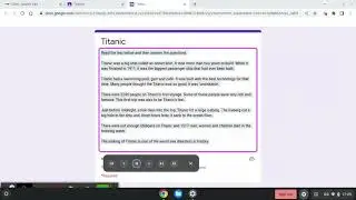 Using Chromebook accessibility settings to read text aloud 