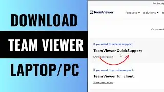 How to Download Team Viewer in Laptop/PC