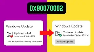 Исправление ошибки обновления Windows 0x80070002 [Russian]