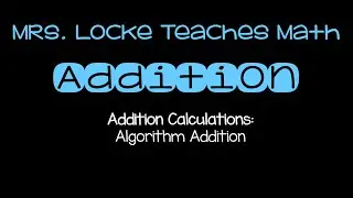 Addition Algorithm