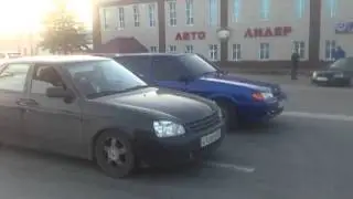 Приора против Ваз 2114(гонки)
