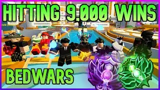 HITTING 9,000 WINS | Roblox Bedwars