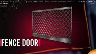 Blender 4.3 Fence Gate Modeling Tutorial – Step‑by‑Step Guide (Beginner Friendly)