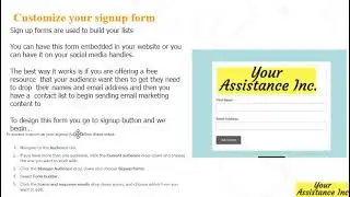 Mailchimp Email Marketing Training