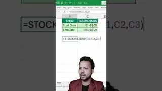 Unknown Excel Formula to Get Stock Price History for a Period 