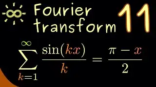 Fourier Transform 11 | Sum Formulas for Sine and Cosine [dark version]