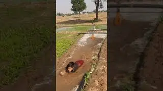 little  boy bathing