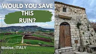 BEAUTIFUL RUIN in the ITALIAN COUNTRYSIDE. Would you save or tare down? HILLTOP TOWN.  ITALY