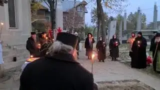Slujba de dezgropare pt Ieroschimonahului Elefterie de la Dervent