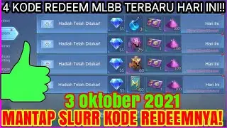 New 4 Code Redeem Mobile Legends Today 3 Oktober 2021! Wow Special Code Redeem From Moonton,Thanks👍🏻