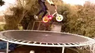 trampoline biking angry
