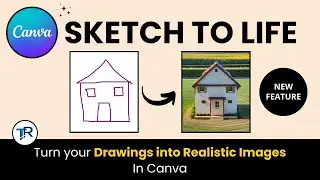 Sketch to life in Canva | Canva new features | Canva hindi tutorials