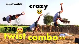 720 Twist combo🔥/the best flip's & trick's/hyperhook aashish
