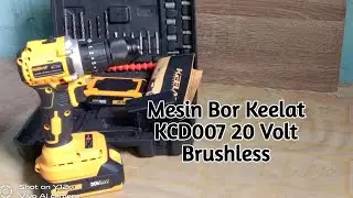 Mesin  Bor Cordless Keelat 20v udah Brushless  Impact Hammer