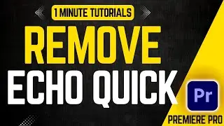 What's the BEST Way to Remove Echo in Premiere Pro?  | Adobe Tutorials 2024
