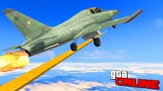 ПАРКУР НА САМОЛЕТЕ СКВОЗЬ ОБЛОМКИ! (GTA 5 ONLINE СМЕШНЫЕ МОМЕНТЫ)