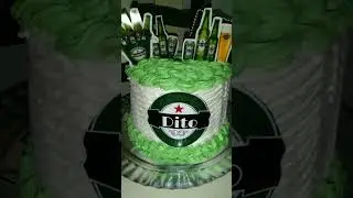 decoração bolo TEMA: #Heineken #cerveja #boteco