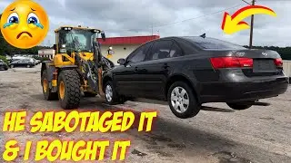 Dealer Sabotaged This Hyundai Sonata From Auction Leaving Me With The Short End of The Stick