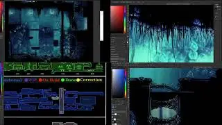 Waterways Timelapse (4split 100x speed)