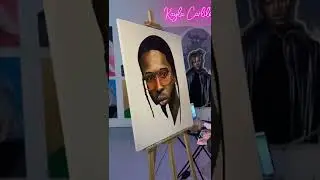 Pop Smoke Painting Time Lapse Art
