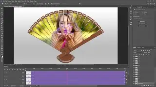 Create an animated fan photo slideshow in Photoshop