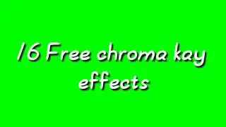 HAPPY NEWYEAR 2019 - FREE 16 chroma key effects / green screen effects for