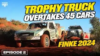 Trophy Truck OVERTAKES 45 Cars | Finke 2024 Episode 2 - Race Day 1