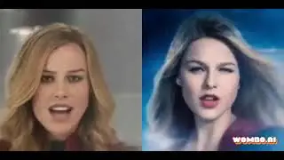 Captain Marvel Feat Supergirl ★ Wombo.ai