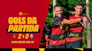 GOLS DA FINAL: SPORT 2x0 CSA - COPA RECIFE SUB-20