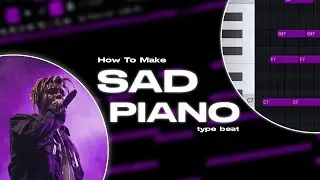 How to Make Sad Piano Beat (Roddy Ricch, Juice Wrld, Polo G) | FL STUDIO 21 Tutorial