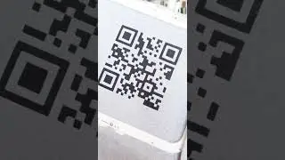Embroidered QR Code on crewneck.  Will it scan? Check this out.