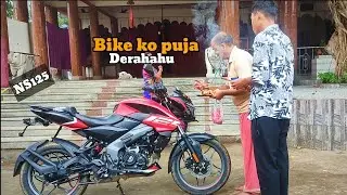 New Bike ko puja de Raha hu ❤️ || NS125 New Model