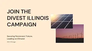 Climate Reality Chicago Member Meeting Divestment Video 01-19-24