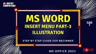 How to Insert Illustrations in MS Word | MS Word 2021 Lesson 5 Live Session| in Urdu / Hindi