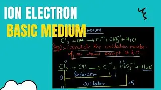 Balancing Equation | Ion Electron Method |Basic Medium |Electrochemistry