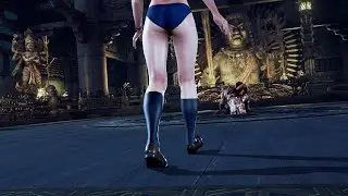 Tekken 7 Gameplay - Ling Xiaoyu / Hikari Miyamoto School Uniform