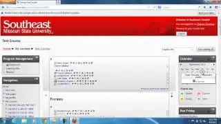 Adding a Calendar & Events to Moodle