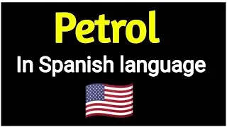 How To Say " Petrol " In Spanish language . Spanish vocabulary practice .