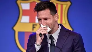 LAS LAGRIMAS DE MESSI EN SU DESPEDIDA DEL BARCELONA #GraciasMessi