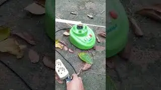 Speed test wooden propeller