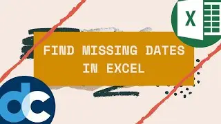HOW TO FIND MISSING DATES IN EXCEL | DOJKI CREATION