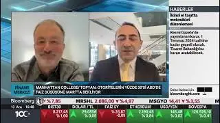 Journalist Ali Çınar'ın Manhattan College Finans Bölümü Başkanı Prof Kudret Topyan röportajı