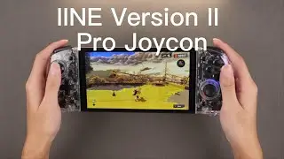 IINE Version II Joycon change to Metal joysticks and enhanced the RGB lights