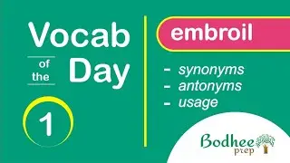 Vocabulary of the day [EMBROIL] - CAT | SNAP | NMAT |CMAT Exam
