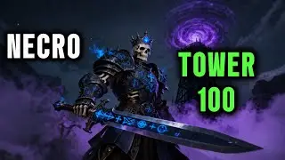 S11 PTR NECRO TOWER 100 CLEAR | Diablo 4 Season 11 Necromancer S-Tier Endgame Build SKULM 